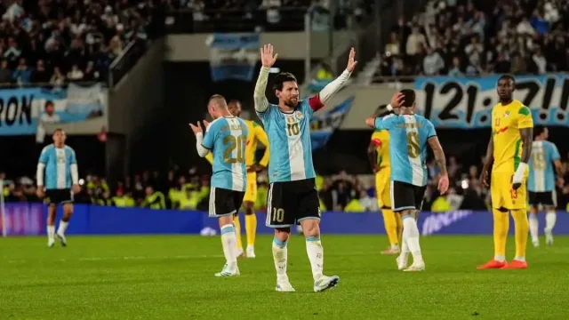 ميسي يودع الأرجنتين
