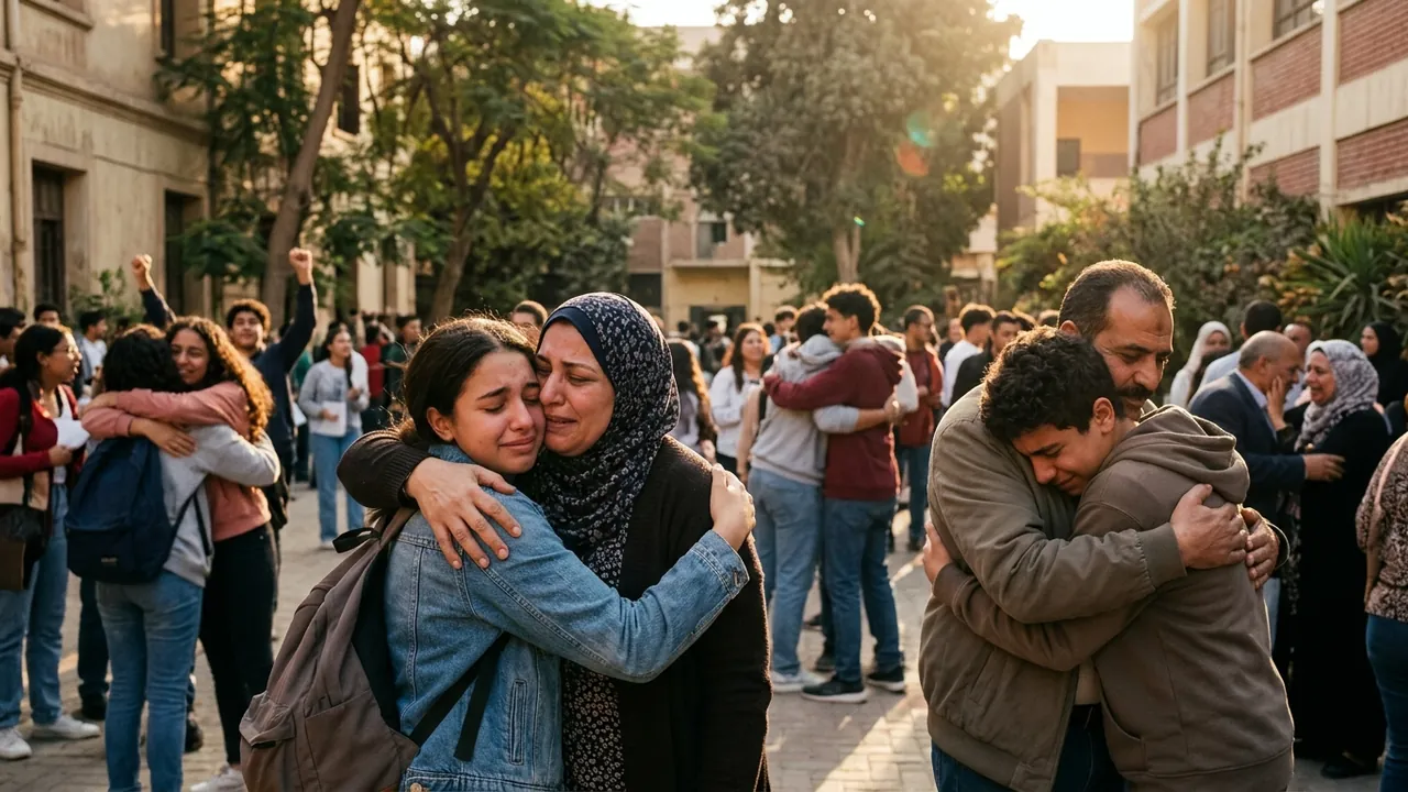عناق أخير قبل رحيل مشترك في هولندا