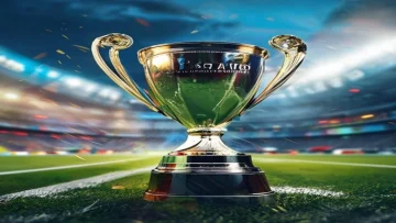 African football championship trophy
