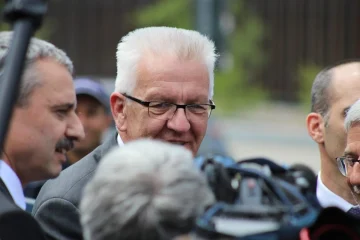 british prime minister and manchester mayor in a meeting