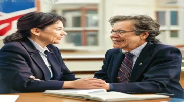 education minister meeting with british minister