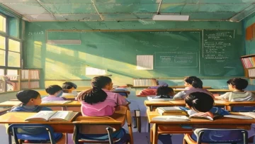 education school classroom students books editorial