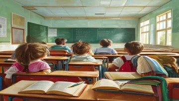 education school classroom students books editorial