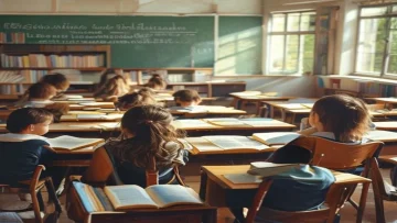 education school classroom students books editorial