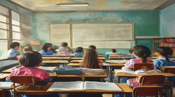 education school classroom students books editorial