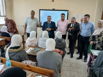 Egyptian education visiting schools